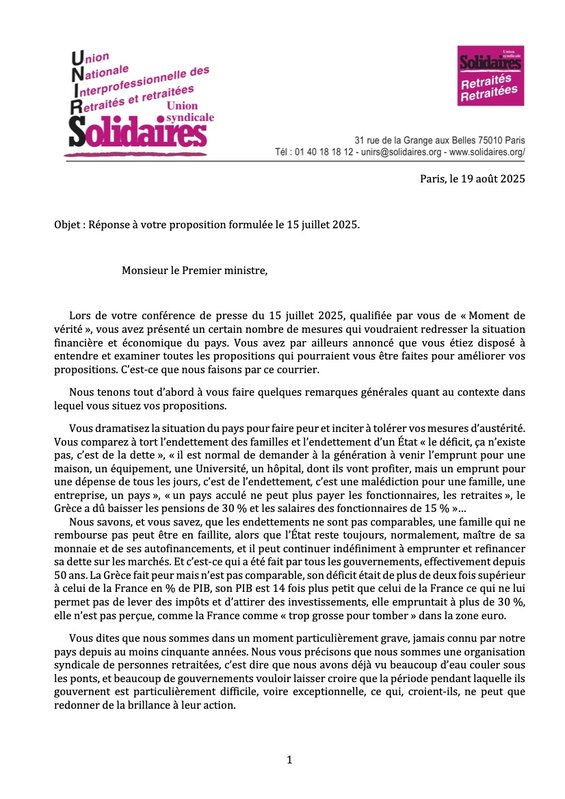 Courrier Bayrou 2025 08 19